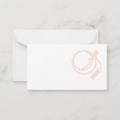 Personal Trainer Skipping Rope Landscape Vielen Da Mitteilungskarte (Rückseite)