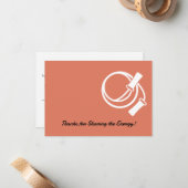 Personal Trainer Skipping Rope Landscape Vielen Da Mitteilungskarte (Vorderseite/Rückseite Beispiel)