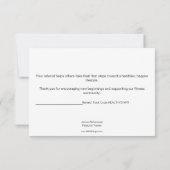 Personal Trainer Skipping Rope Landscape Vielen Da Mitteilungskarte (Rückseite)