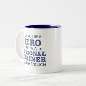 Personal Trainer Spaß Novelty Zweifarbige Tasse (Vorderseite Links)