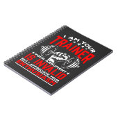 Personal Trainer Spaß Trainer Trainer Notizblock (Linke Seite)