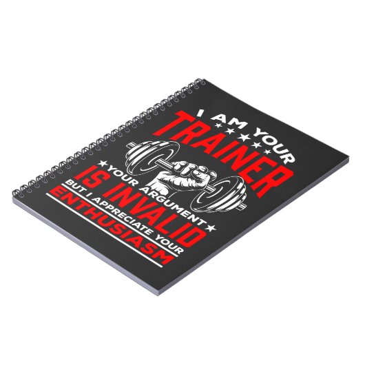 Personal Trainer Spaß Trainer Trainer Notizblock (Linke Seite)