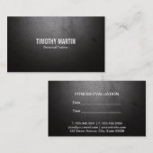 Personal Trainer (Terminkarte) Terminkarte (Vorne/Hinten)