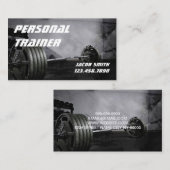 Personal Trainer Training Gym Fitness Business Visitenkarte (Vorne/Hinten)