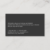 Personal Trainer | Trainingsausrüstung | QR Visitenkarte (Rückseite)