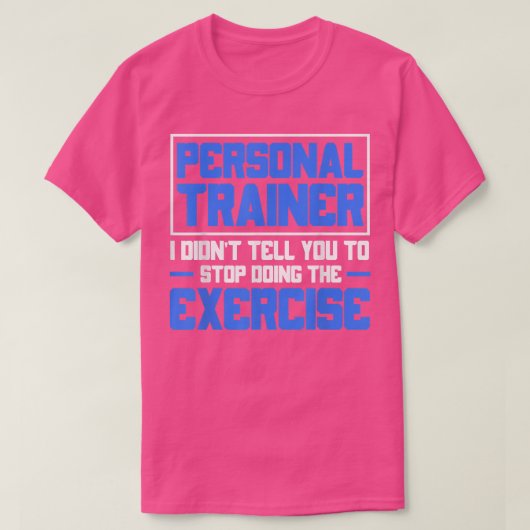 Personal Trainer, Trainingsmotivation, Fit. T-Shirt (Design vorne)