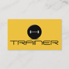 Personal Trainer Übungen Gymnastik Fitness Busines Visitenkarte