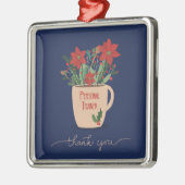 Personal Trainer Vielen Dank zu Weihnachten Ornament Aus Metall (Links)