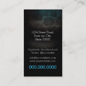 Personal Trainer Visitenkarte (Rückseite)