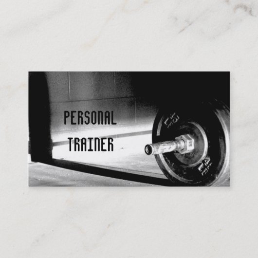 Personal Trainer Visitenkarte (Vorderseite)