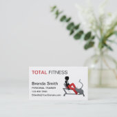 Personal Trainer Visitenkarte (Stehend Vorderseite)
