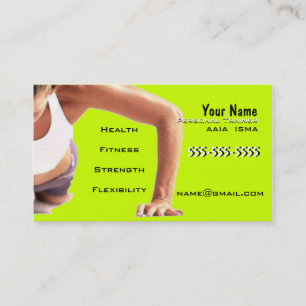 Personal Trainer Visitenkarte