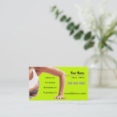 Personal Trainer Visitenkarte (Stehend Vorderseite)