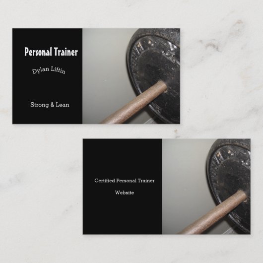 Personal Trainer Visitenkarte (Vorne/Hinten)