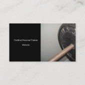 Personal Trainer Visitenkarte (Rückseite)