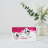 Personal Trainer Visitenkarte (Stehend Vorderseite)