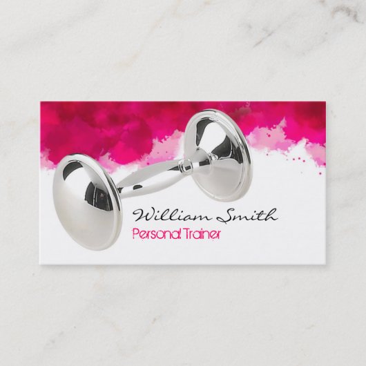 Personal Trainer Visitenkarte (Vorderseite)