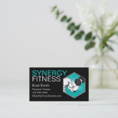 Personal Trainer Visitenkarte (Stehend Vorderseite)