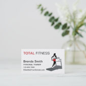 Personal Trainer Visitenkarte (Stehend Vorderseite)