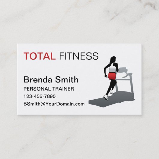Personal Trainer Visitenkarte (Vorderseite)