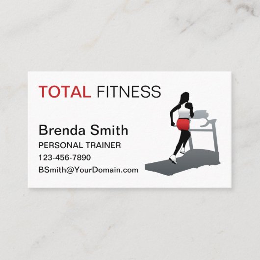 Personal Trainer Visitenkarte (Vorderseite)