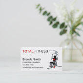 Personal Trainer Visitenkarte (Stehend Vorderseite)