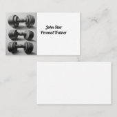 Personal Trainer Visitenkarte (Vorne/Hinten)