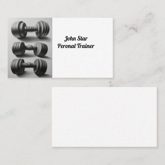 Personal Trainer Visitenkarte (Vorne/Hinten)