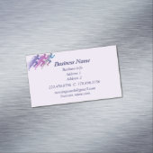 Personal Trainers Coach für moderne Runners Magnetische Visitenkarte (Beispiel)