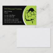 Personal Training Business Cards Visitenkarte (Vorne/Hinten)