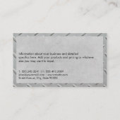 Personal Training Equipment | Metallgrenze Visitenkarte (Rückseite)