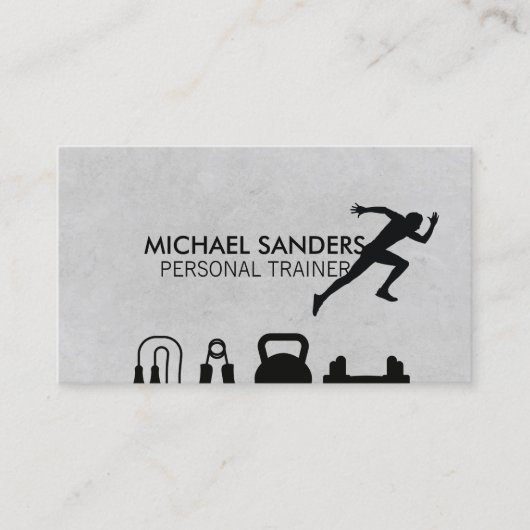 Personal Training Equipment | Zweitplatzierter Visitenkarte (Vorderseite)