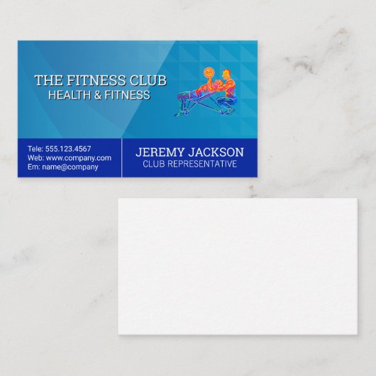 Personal Training Session | FITNESS Visitenkarte (Vorne/Hinten)