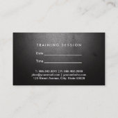 Personal Training (Terminkarte) Terminkarte (Rückseite)