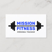Personal Training Trainer Bodybuilder Visitenkarte (Vorderseite)