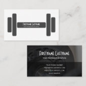 Personal Training und Fitness gecoacht Experten Visitenkarte (Vorne/Hinten)