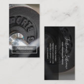 Personal Training und Fitness gecoacht Expertenbus Visitenkarte (Vorne/Hinten)