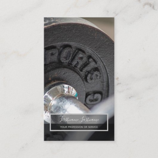 Personal Training und Fitness gecoacht Expertenbus Visitenkarte (Vorderseite)