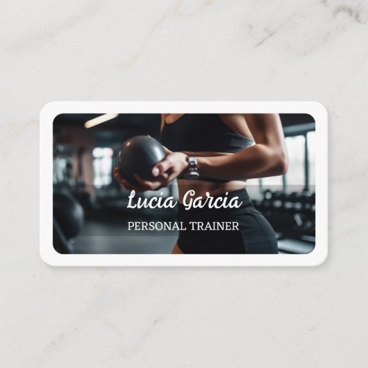 Personal Ttrainer Visitenkarte (Vorderseite)