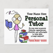 Personal Tutor.Tutoring.Study Hilfe. Förderung Flyer (Vorne)