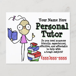 Personal Tutor.Tutoring.Study Hilfe. Förderung Flyer