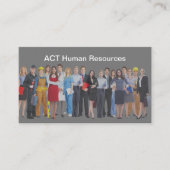 Personal und Unternehmensführung Visitenkarte (Vorderseite)