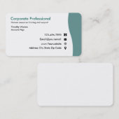 Personal-Visitenkarten Visitenkarte (Vorne/Hinten)
