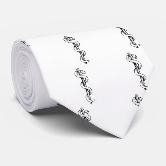 Personal von Asclepius Krawatte (Gerollt)