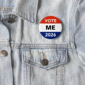 Personal Vote 2026 Midterm Election Campaign Button (Beispiel)
