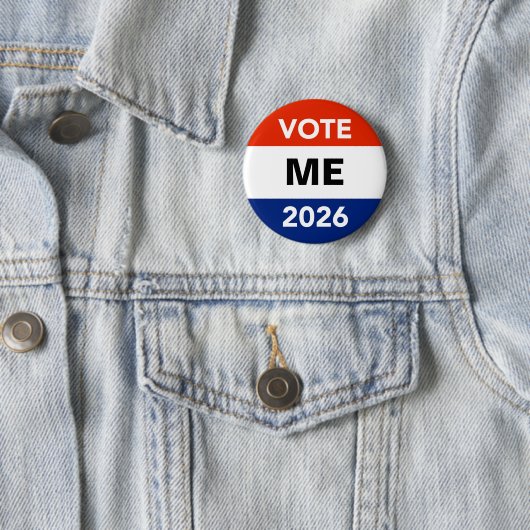 Personal Vote 2026 Midterm Election Campaign Button (Beispiel)