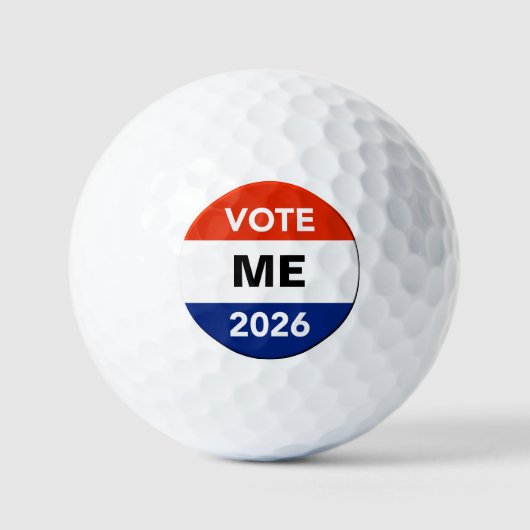 Personal Vote 2026 Midterm Election Campaign Golfball (Vorderseite)