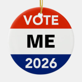Personal Vote 2026 Midterm Election Campaign Keramik Ornament