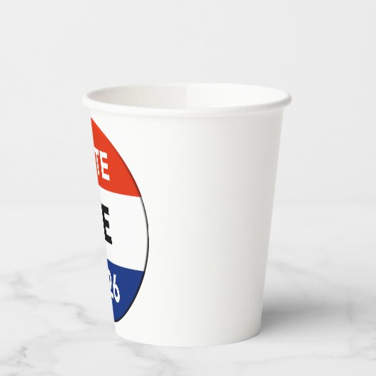 Personal Vote 2026 Midterm Election Campaign Pappbecher (Links)