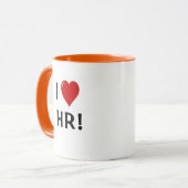 Personalabteilung in Liebe HR-Spaß-Personalabteilu Tasse (Vorderseite Links)